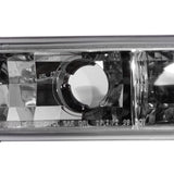 Coolstuffguru Compatible with GMC Yukon Bumper Signal Parking Lights Lamp Chrome