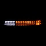 Coolstuffguru Clear Sequential LED DRL Bumper Lights Signal Lamps Compatible with GMC Sierra 1500 1999-2006 L+R Pair Assembly