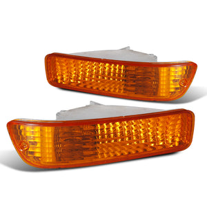 Coolstuffguru Compatible with Acura Integra Rs Ls Gs Bumper Lights Amber