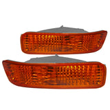 Coolstuffguru Compatible with Acura Integra Rs Ls Gs Bumper Lights Amber