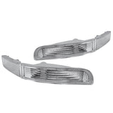 Coolstuffguru Compatible with Nissan Maxima Front Bumper Park Lights Clear Pair