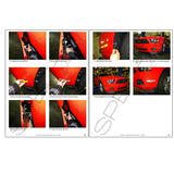 Coolstuffguru Compatible with Ford Mustang Replacement Clear Lens Corner Front Bumper Signal Lights Fog Lamps