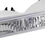 Coolstuffguru Compatible with Chevy S10 Blazer GMC Sonoma Pickup Chrome Clear Bumper Signal Lights