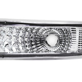 Coolstuffguru Compatible with Chevy Silverado Tahoe Suburban Replacement Euro Chrome Bumper Parking Lights