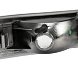 Coolstuffguru Compatible with Chevy Silverado Chrome Projector LED Headlights+Bumper Lamps+Driving Fog Lig