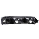 Coolstuffguru Compatible with Chevy Silverado Suburban Tahoe Black Headlights+Bumper Lamps+Smoke Fog Light