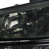 Coolstuffguru Compatible with Chevy Silverado Avalanche Crystal Smoke Tint Headlights+Bumper Lamps