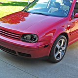 Coolstuffguru Compatible with Golf GTI Black LED DRL Projector Headlights+Signal+Bumper Side Marker