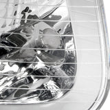 Coolstuffguru Compatible with Dodge Charger Corner Lamps Signal Lights Chrome Housing Clear Lens