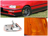 Coolstuffguru Compatible with Honda Crx Hf Si Jdm Signal Corner Lights Amber