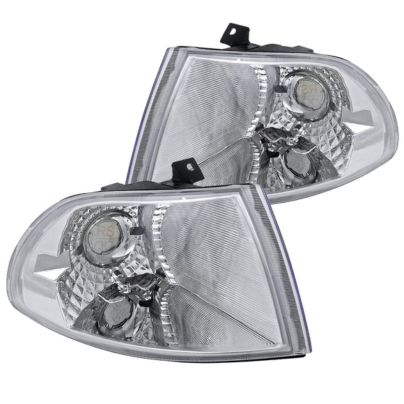 Coolstuffguru Compatible with Honda Civic 4Dr Sedan Replacement Clear Corner Lights Signal Lamps Pair
