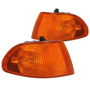 Coolstuffguru Compatible with Honda Civic Dx Ex Lx 4Dr Signal Corner Lights Amber