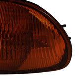 Coolstuffguru Compatible with Honda Civic Dx Ex Lx 4Dr Signal Corner Lights Smoked Amber