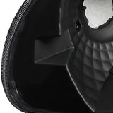 Coolstuffguru Compatible with Honda Civic Ex Dx Lx 4 Door Sedan, Black Housing Black Housing Corner Lights