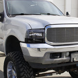 Coolstuffguru Compatible with Ford F250 F350 F450 F550 Black Clear Signal Corner Bumper Lights