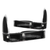 Coolstuffguru Compatible with Ford F250 F350 F450 F550 Black Clear Signal Corner Bumper Lights