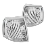 Coolstuffguru Compatible with Ford Ranger Chrome Clear Front Bumper Corner Turn Signal Park Lights Pair