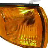 Coolstuffguru Compatible with Subaru Impreza WRX Black Clear Headlights+Amber Lens Signal Corner Lamps