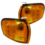 Coolstuffguru Compatible with Subaru Impreza JDM Corner Front Turn Signal Lights Amber Lens Pair Left+Right