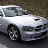 Coolstuffguru Compatible with Dodge Charger Euro Chrome Smoke Headlights Replacement w/ Corner Lamps