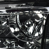 Coolstuffguru Compatible with Dodge Charger Euro Chrome Smoke Headlights Replacement w/ Corner Lamps