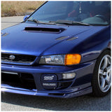 Coolstuffguru Compatible with Subaru Impreza WRX Black Clear Headlights+Amber Lens Signal Corner Lamps