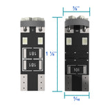 Coolstuffguru T10 10-Smd Canbus Led Light Bulbs Lamps White 2Pc Set 194 W5W Pair