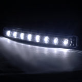 Coolstuffguru Compatible with Black Silverado SMD Halo Projector Headlight+Bumper Lamp+LED DRL Fog Lamp