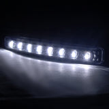 Coolstuffguru Pair LED Driving Bumper Black Fog Lamps w/8 SMD LED Bulbs 6000K DC 12V 4W