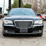 Coolstuffguru Compatible with Chrysler 300 Clear Projector Fog Driving Lights w/ Switch+Bezel+Relay