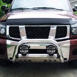 Coolstuffguru 2 Piece 6" Round Black Guard 4x4 Off Road Chrome Fog Light, Wiring Kit, Switch