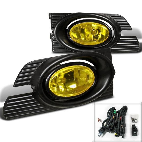 Coolstuffguru Compatible with Honda Accord Dx Ex Lx 4Dr Sedan Fog Lights Yellow