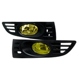 Coolstuffguru Compatible with Honda Accord Ex Lx Coupe 2 Door, Yellow Lens Oem Style Fog Lights Lamps