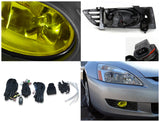 Coolstuffguru Compatible with Honda Accord Ex Lx Coupe 2 Door, Yellow Lens Oem Style Fog Lights Lamps
