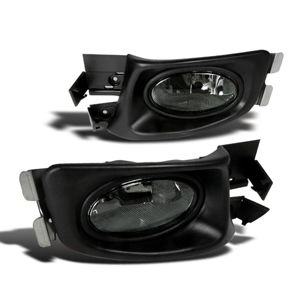 Coolstuffguru Compatible with Honda Accord Dx Ex Lx 2 4 Door Sedan, Smoked Oem Style Fog Lights Lamps