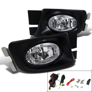 Coolstuffguru Compatible with Honda Accord Ex Dx Lx 4 Dr Oem Style Clear Fog Lights Lamps