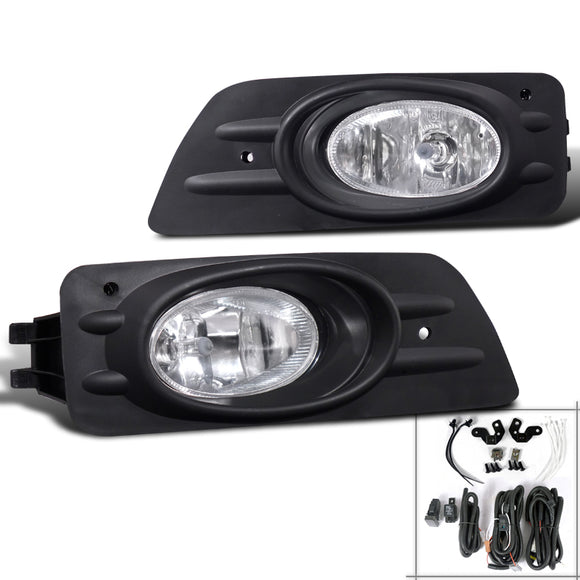 Coolstuffguru Compatible with Honda Accord Ex Lx 4Dr Sedan Fog Lights Clear