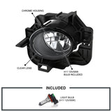 Coolstuffguru Compatible with Nissan Altima 4dr Sedan Clear Fog Light+Switch+Bulbs+Wiring