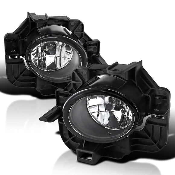 Coolstuffguru Compatible with Nissan Altima 4dr Sedan Clear Fog Light+Switch+Bulbs+Wiring