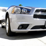 Coolstuffguru Compatible with Dodge Charger Glossy Black Dual Halo Projector Headlights+Clear Bumper Fog L