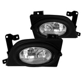 Coolstuffguru Compatible with Honda Civic Ex Lx 4Dr Sedan Fog Lights Clear