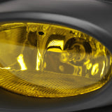 Coolstuffguru Compatible with Honda Civic 2Dr Coupe Amber Yellow Bumper Driving Fog Lights w/ Bulbs+Switch