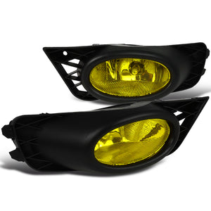 Coolstuffguru Compatible with Honda Civic Dx Ex Lx Si 4Dr Sedan Fog Lights Amber