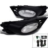 Coolstuffguru Compatible with Honda Civic Dx Ex Lx Si 4Dr Sedan Fog Lights Clear