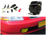 Coolstuffguru Compatible with Honda Civic Ex Dx Lx Amber Oem Style Fog Lights, Switch, Relay