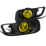 Coolstuffguru Compatible with Honda Civic Ex Dx Lx Gx Hx Sedan Coupe 2 4 Door, Yellow Fog Lights Black Case