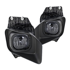 Coolstuffguru Compatible with Ford F250 F350 F450 F550 Super Duty Smoke Lens Fog Lights Kit+Switch