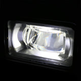 Coolstuffguru Compatible with Ford F150 F250 F350 Super Duty Driving Bumper Clear SMD LED Projector Fog Lights