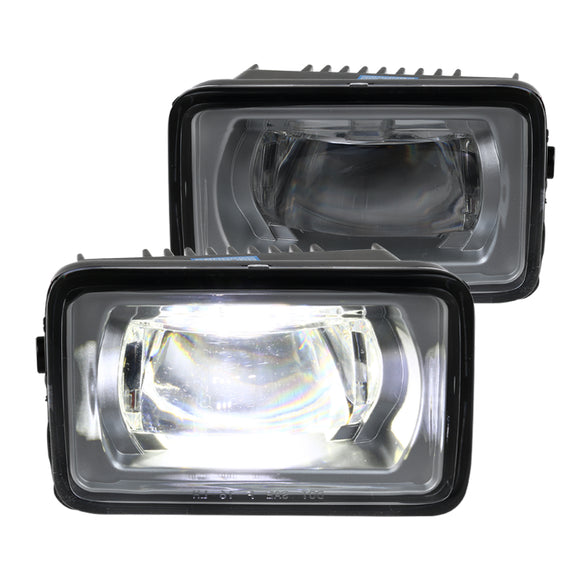 Coolstuffguru Compatible with Ford F150 F250 F350 SuperDuty LED Driving Bumper Smoke Lens Projector Fog Lights