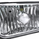 Coolstuffguru Compatible with Volkswagen Golf Jetta Cabrio Chrome Fog Lights, Bumper Lights